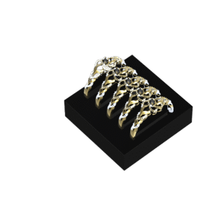 Effortless Organization With Dedicated Bangle Slots Tray Capacity Of 05 Bangles