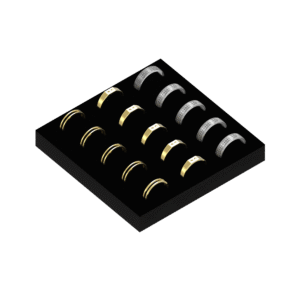 Designed With Multiple Slots
For Easy Ring Placement
Holds Up To 15 Rings.