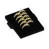 Effortless organization with dedicated bangle slots - tray capacity of 12 bangles.